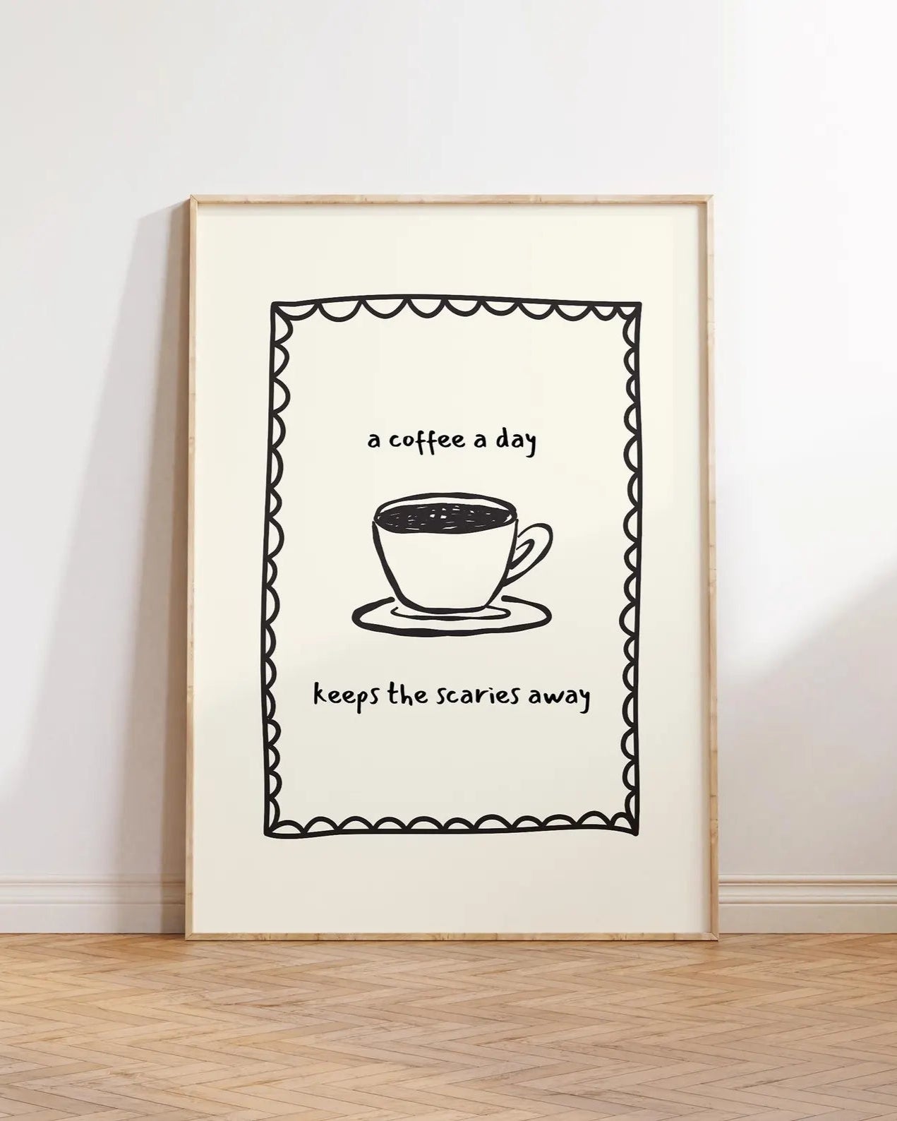 Coffee A Day Digital Print