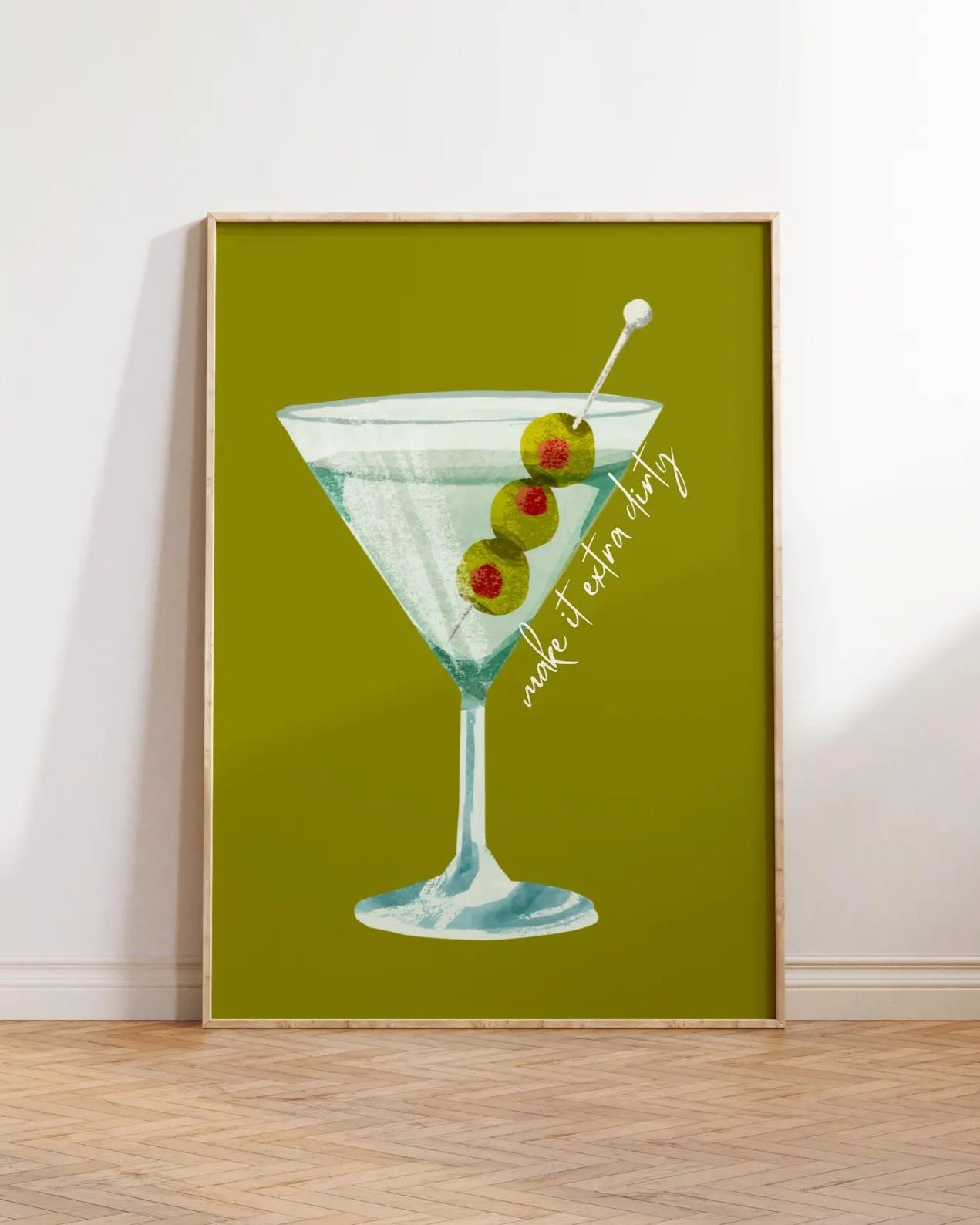 Extra Dirty Martini Digital Print