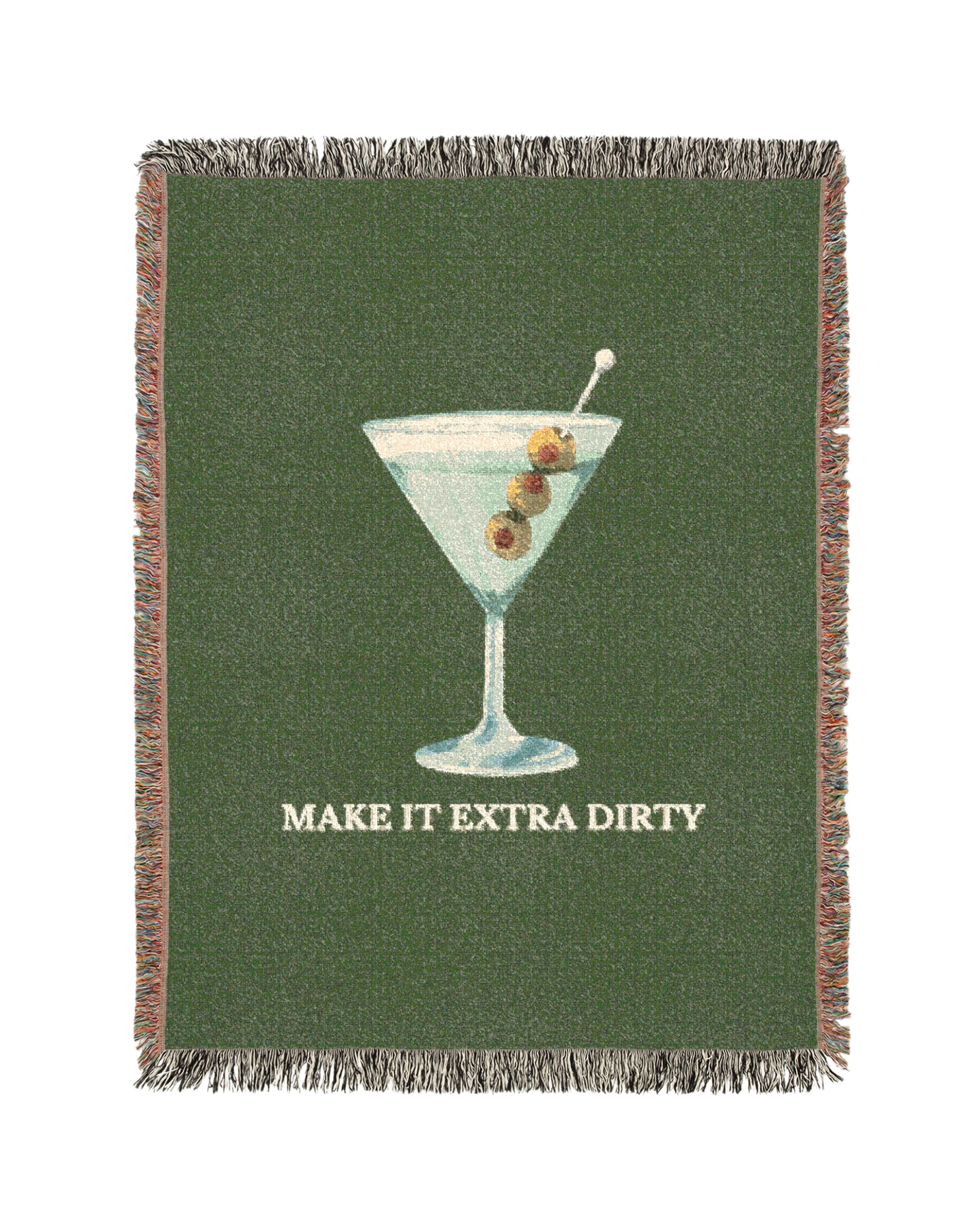 Dirty Martini Throw Blanket