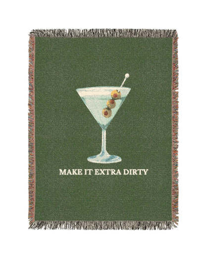 Dirty Martini Throw Blanket
