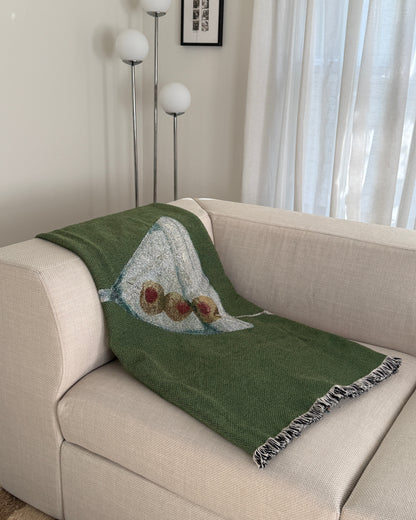Dirty Martini Throw Blanket