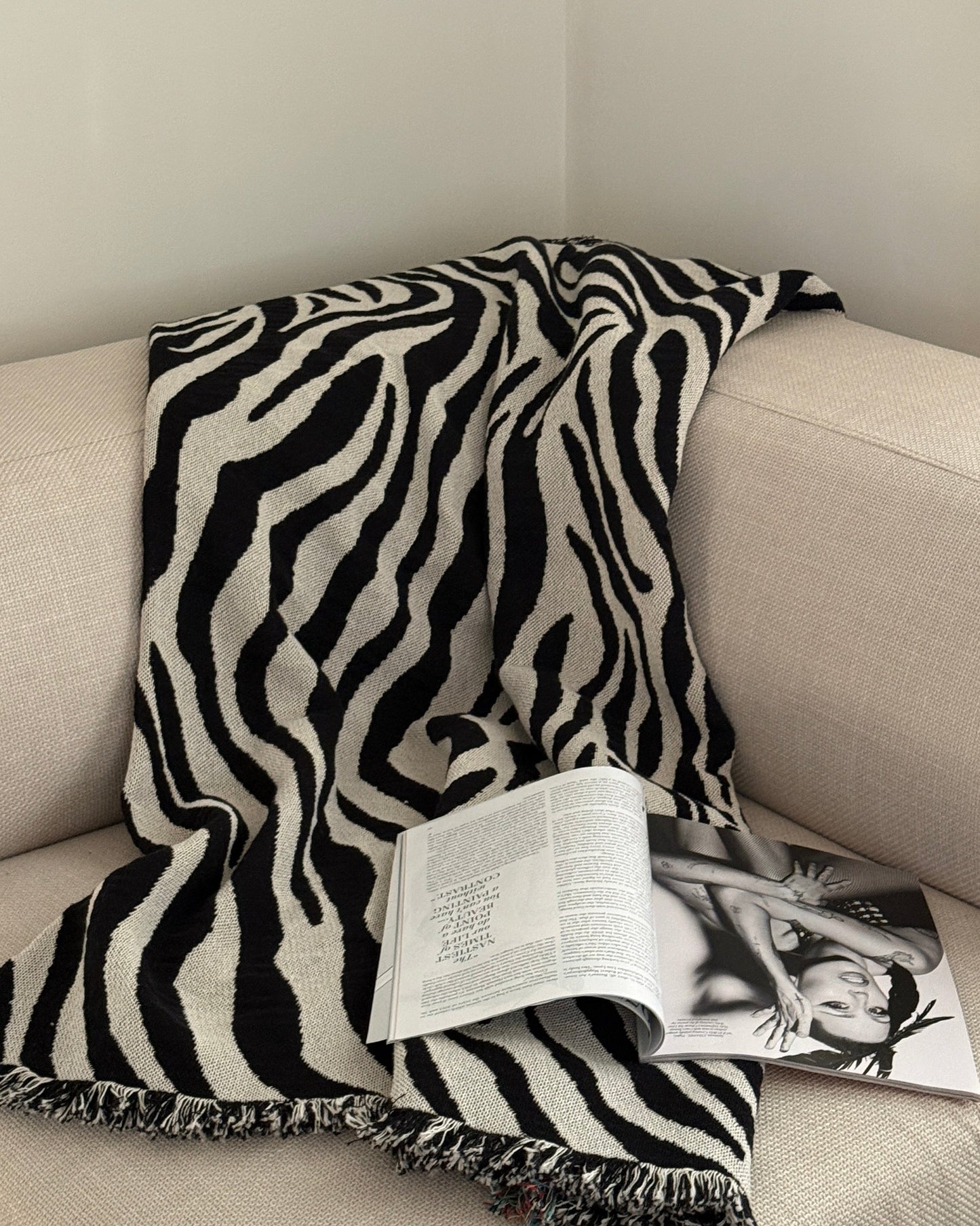 Zebra Throw Blanket