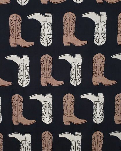 Cowboy Boots Throw Blanket