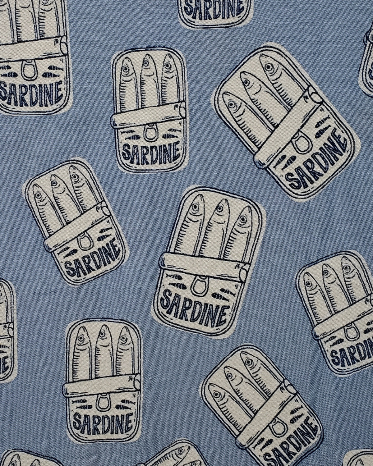 Sardine Tins Throw Blanket