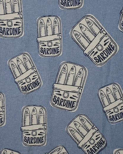 Sardine Tins Throw Blanket