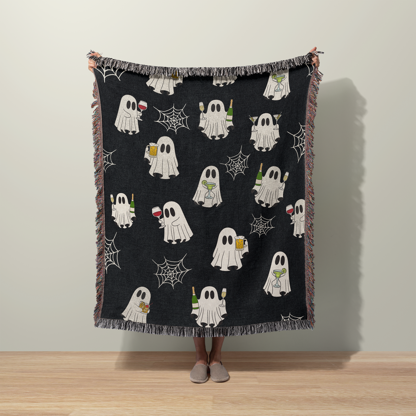 Halloween Ghost Throw Blanket