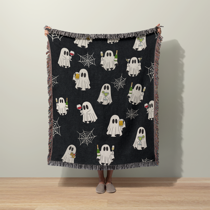 Halloween Ghost Throw Blanket