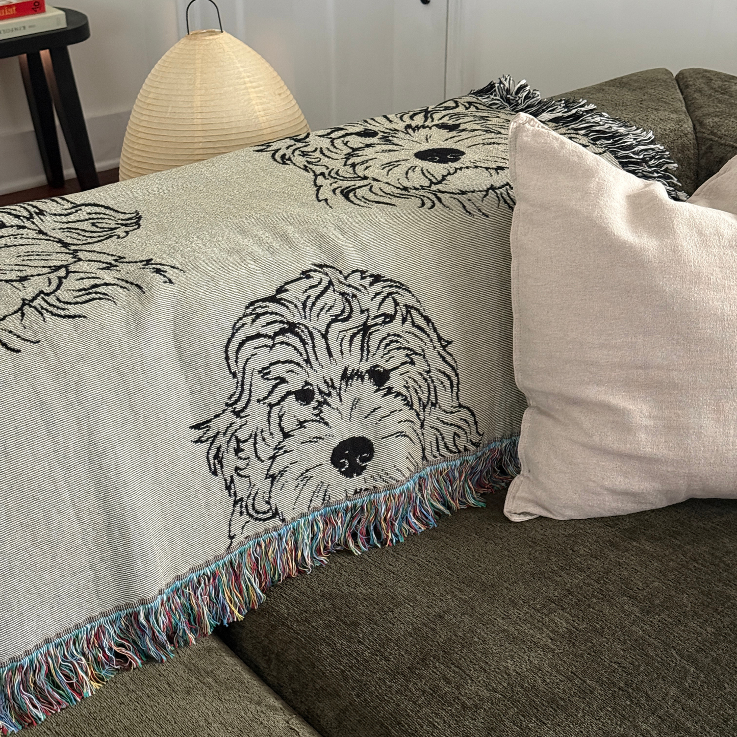 Doodle Dog Throw Blanket