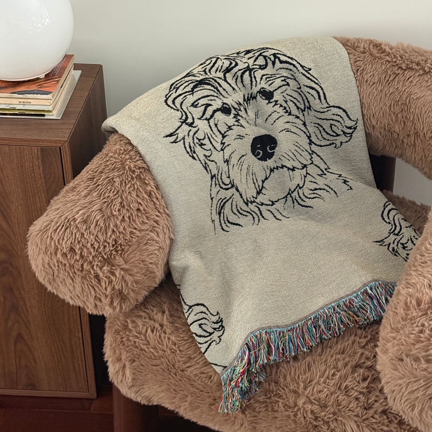 Doodle Dog Throw Blanket