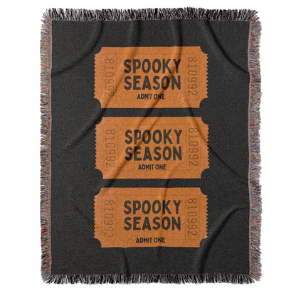 Spooky Season Throw Blanket